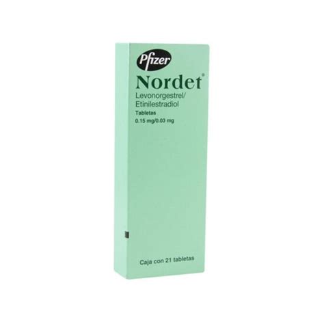 Nordette Mg Mg X Tabletas Pfizer Farmadon La Farmacia