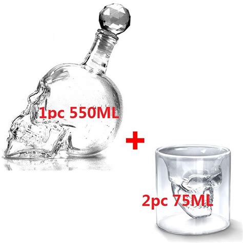 Crystal Skull Head Bottles Decanter Bottling Creative Glas Flickr