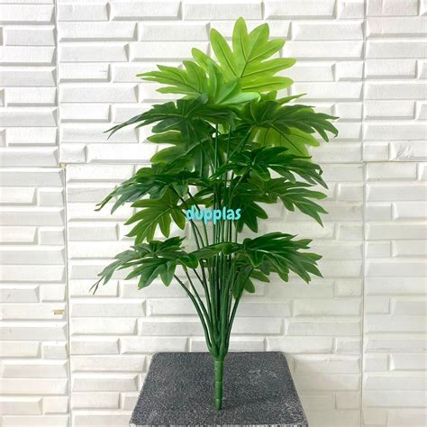 Jual Daun Hias Monstera Jari Philo X Semi Latex Artificial Pohon