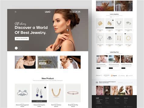 Jewellery Ecommerce Website Design By Hasan Mahmud On Dribbble