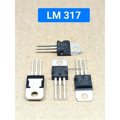Jual LM317 LM317T LM 317 Adjustable Voltage Regulator IC / Transistor ...