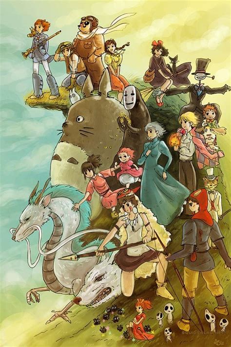 Studio ghibli | fanart~~ | otaku, anime, kresby | Studio ghibli ...
