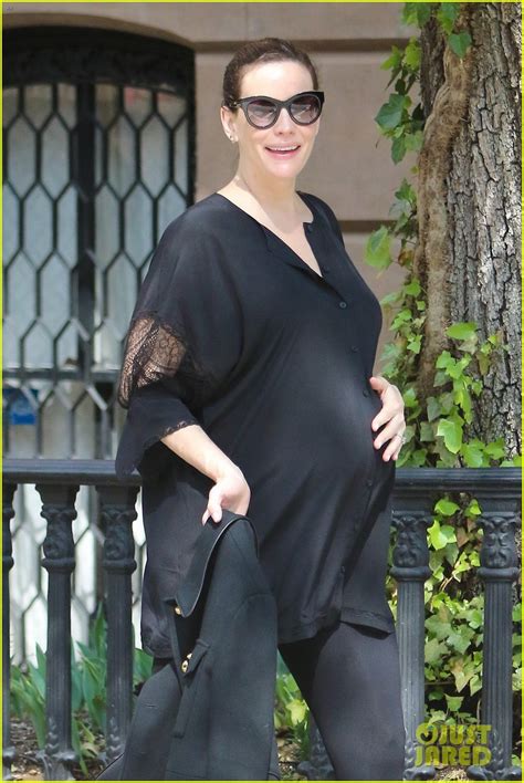 Liv Tyler Shows Off Her Baby Bump While Out About Photo 3640122