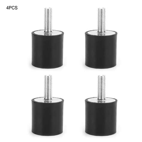 4PCS M8 23 Anti Vibration Rubber Bobbin Mount Isolator Anti Shock