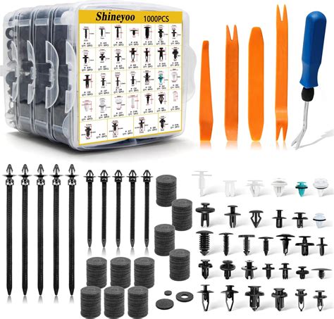 Uolor 795 Pcs Car Retainer Clips And Plastic Fasteners Kit Fender Rivet Clips 16 Most