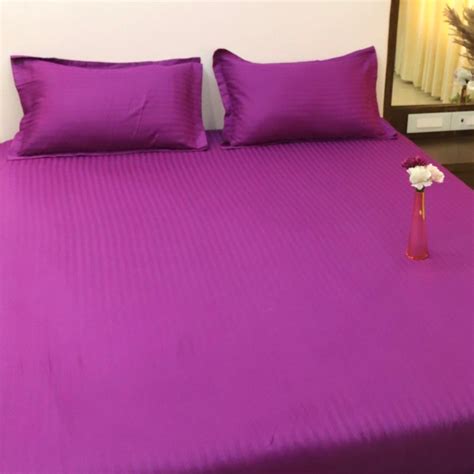 Byzantium Striped Bed Sheet Avis Bedlinen