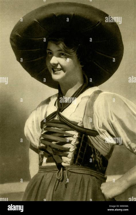 Woman wearing traditional austrian dress hi-res stock photography and ...