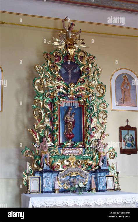 Our Lady S Altar In The Chapel Of Saint George At The Lake In Klanjecko