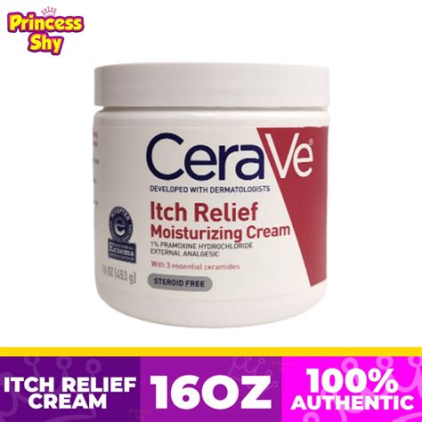 Cerave Itch Relief Moisturizing Cream 12 Oz 16 Oz 19 Oz Shopee