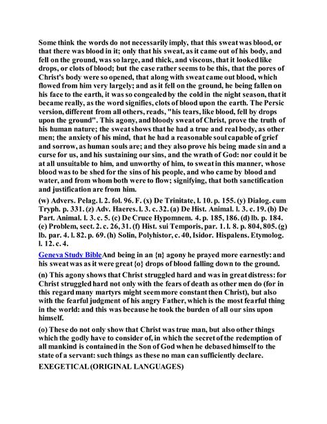 Jesus was sweating drops of blood | DOCX | Christianity | Religion
