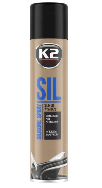 K2 Sil Silikon w sprayu do uszczelek i gumy 300ml K633 za 9 99 zł z