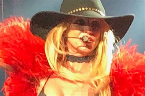 Holy Brit Britney Spears Exposes NIPPLE On Stage After Boob Bursts Out