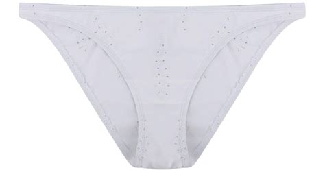 Chlo Bikini Slip In White Lyst