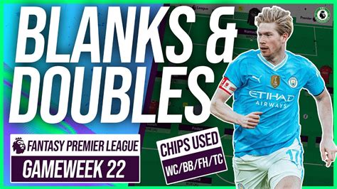 When Are Blank And Double Gameweeks Fantasy Premier League Youtube