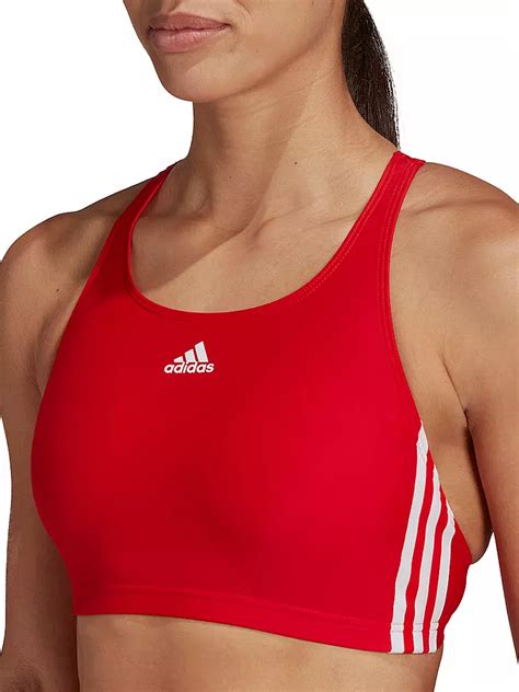 ADIDAS Damen Bikini Fit 3 Streifen Rot