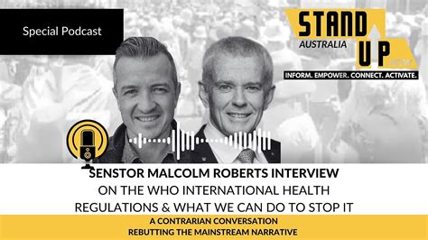 Senator Malcolm Roberts On The Who International Health Regulations