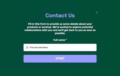 Contact Form Templates Visme