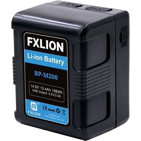 Fxlion Square Wh V V Mount Battery Bp M B H Photo Video