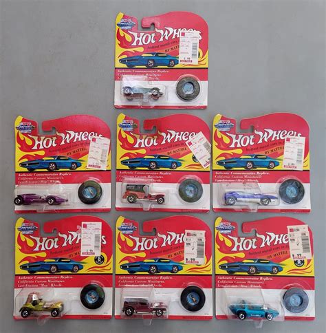 Hot Wheels Red Line Cars Vintage Collection By Mattel 1993 Etsy