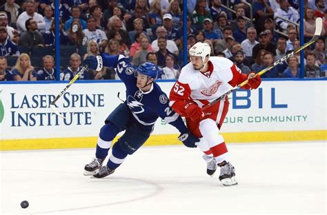 Detroit Red Wings Vs Tampa Bay Lightning Game 1 Recap