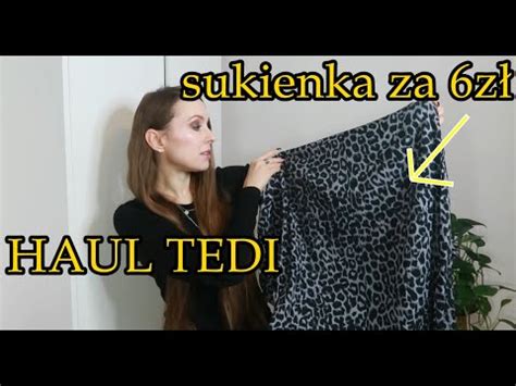 Nietypowy HAUL TEDI zakupy ciuchowe na wyprzedaży minus 50 YouTube