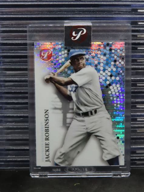 2022 Topps Pristine Jackie Robinson Dodgers Pristine Encased Refractor