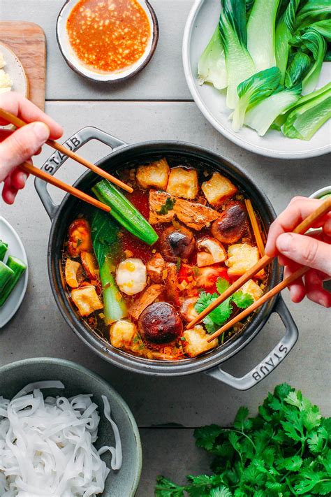 Spicy Vegan Hot Pot - Full of Plants