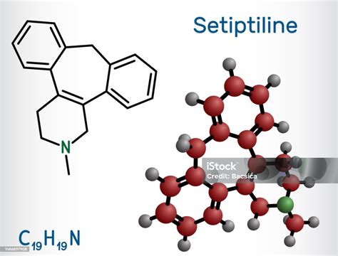 セチプチリン分子四環系抗うつ薬tecaです構造化学式と分子モデル アイコンのベクターアート素材や画像を多数ご用意 アイコン