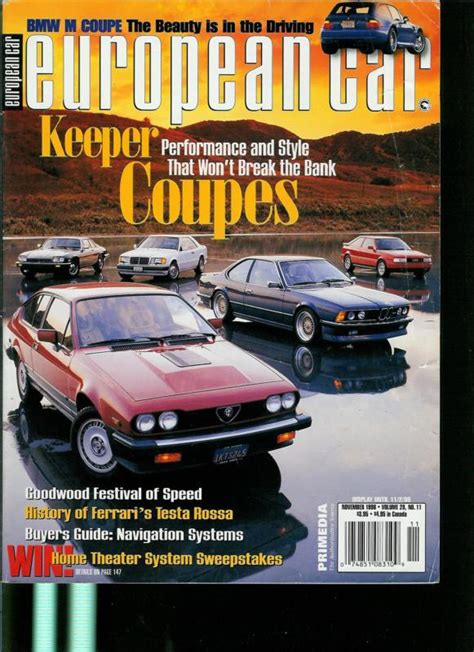 Sell European Car Magazine Formerly Vw Porshe Old Vintage February