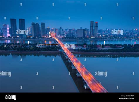 Xiangjiang River Bridge Stock Photo - Alamy