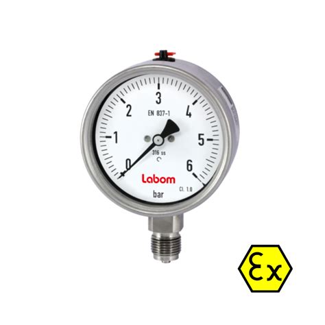 Labom Bourdon Tube Pressure Gauge Ba Ba Process Instruments