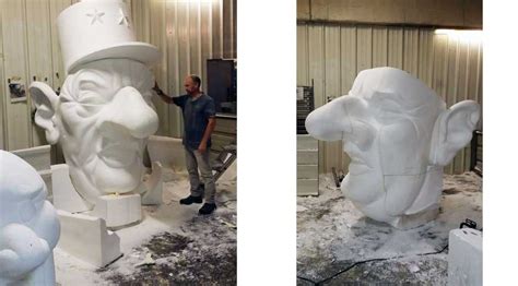 R Alisation De Sculpture En Polystyrene Pour Le Carnaval De Niceatelier