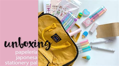 Unboxing Papeler A Japonesa De Stationery Paal Nunusite Youtube