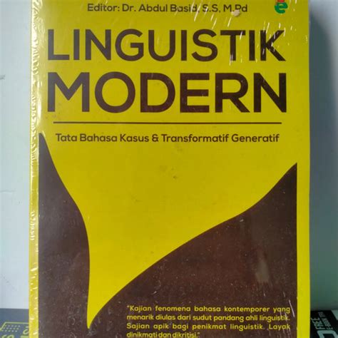 jual linguistik modern tata bahasa kasus  transformatif generatif