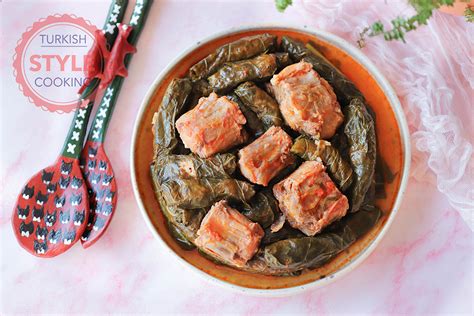 Collard Beef Sarma Recipe | Turkish Style Cooking