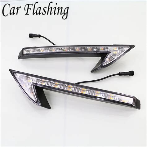 Car Flashing Pcs For Honda Crv Cr V Led Drl Daytime Running