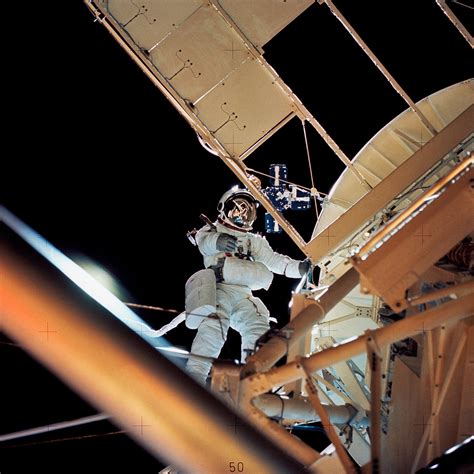 Astronaut Mark C Lee Right Floats Freely As He Continues To Test Th