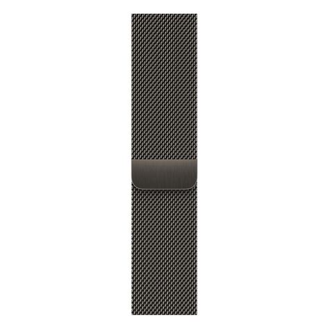 Apple Milanese Loop Λουράκι Μεταλλικό Graphite Apple Watch 42 44 45mm