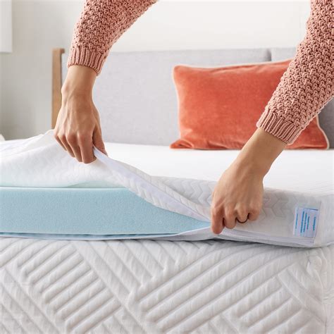 Linenspa Inch Gel Infused Memory Foam Mattress Topper With Removable