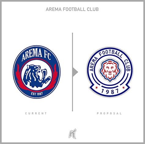 Arema Fc Logo Redesign