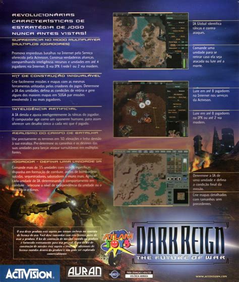 Dark Reign The Future Of War Cover Or Packaging Material Mobygames