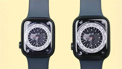 Apple Watch Series 8 41mm Vs 45mm Size Comparison