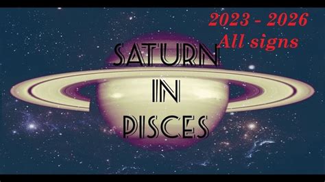 Saturn In Pisces 2023 2026 All Signs Pisces Saturn Signs