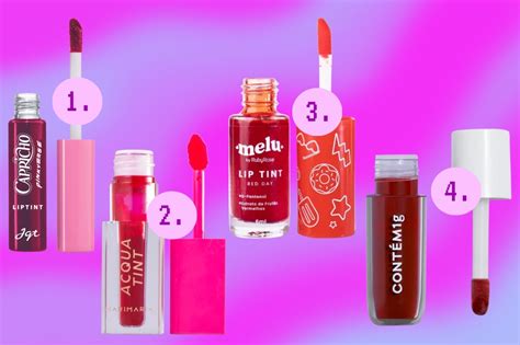 Melhores Lip Tint - 16 opções de lip tint para deixar um efeito natural nos lábios e ...