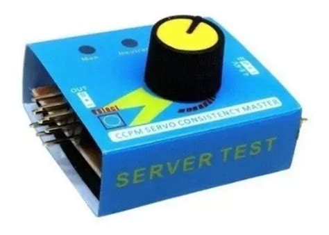 Testador De Servo Canais Ou Esc Servo Tester Ccpm C Nf Frete Gr Tis