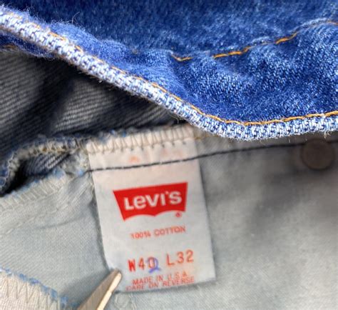 Levi S Men S Vintage 317 Bootcut Orange Tab Blue Jean Gem