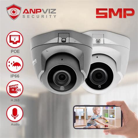 Anpviz C Mara IP POE De 5MP Para Interiores Minic Mara Domo De