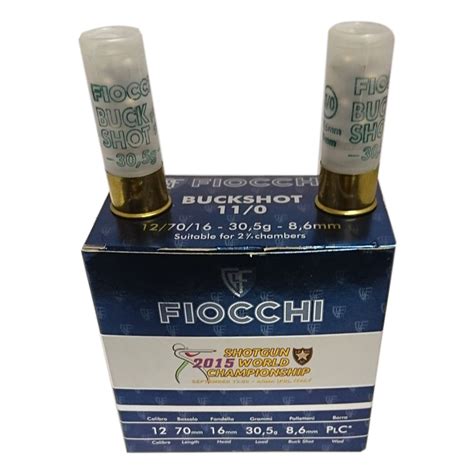 FIOCCHI Buckshot Practical Shooting Cal 12 Gauge 12 70 16