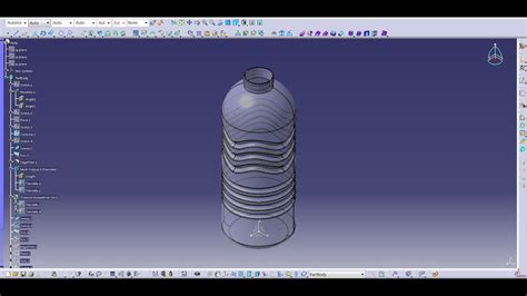 Bottle Surface Design Catia V5 şişe tasarımı YouTube