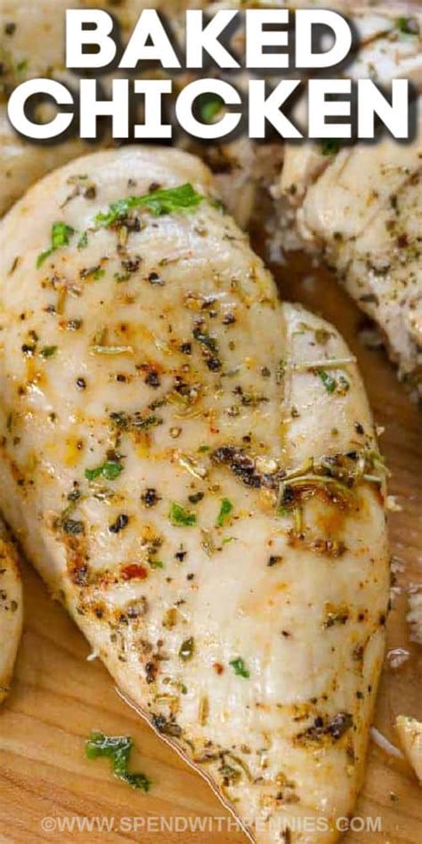 Oven Baked Chicken Breasts Spend Your Money Karinokada